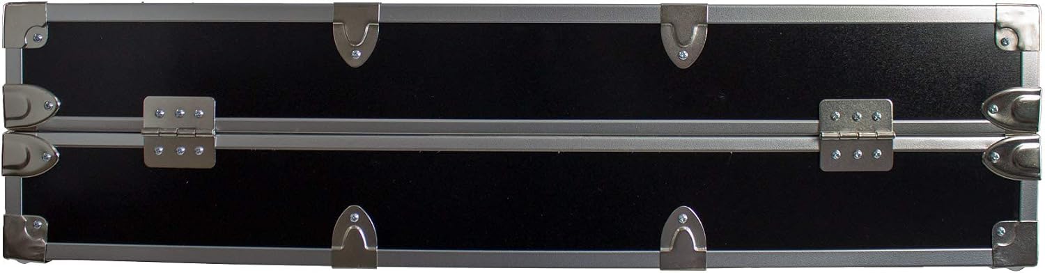C&N Footlockers College Dorm Room Under Bed - The Slim Lockable Trunk - 32 x 18 x 8.25 Inches