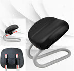 Meditation Seat Adjustable Height Portable Prayer Stool Non-Slip Leg Sleeve Ergonomic Kneeling Chair Meditation Accessories(Black)