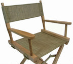 Mesh Directors Chair Replacement Cover (Round Stick) - Burlap