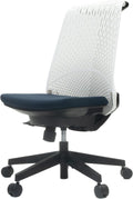 Itoki YL6-WHNY YL6 Navy Office Chair, Stylish Design, Breathable, Mesh Shape High Back, Carefully Selected Seat, Synchro Locking, 360 Degree Rotation, 3.3 inches (85 mm) Seat Top & Bottom Lift, Itoki