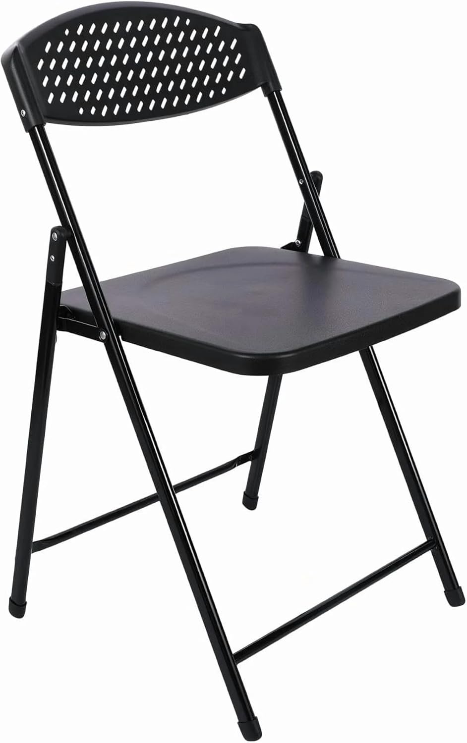 Lightweight Plastic Folding Chair with Non-Slip feet, Stackable Design for Easy Storage, Suitable for Parties, Camping, picnics, backyards, patios, banquets, Weddings, and Additional Home use