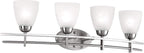 Possini Euro Design Art Deco Modern Wall Mount Light Brushed Nickel Silver Metal Hardwired 33" Wide 4-Light Fixture Trio Marbleized Glass Shades for Bathroom Vanity Mirror House Home Room Decor