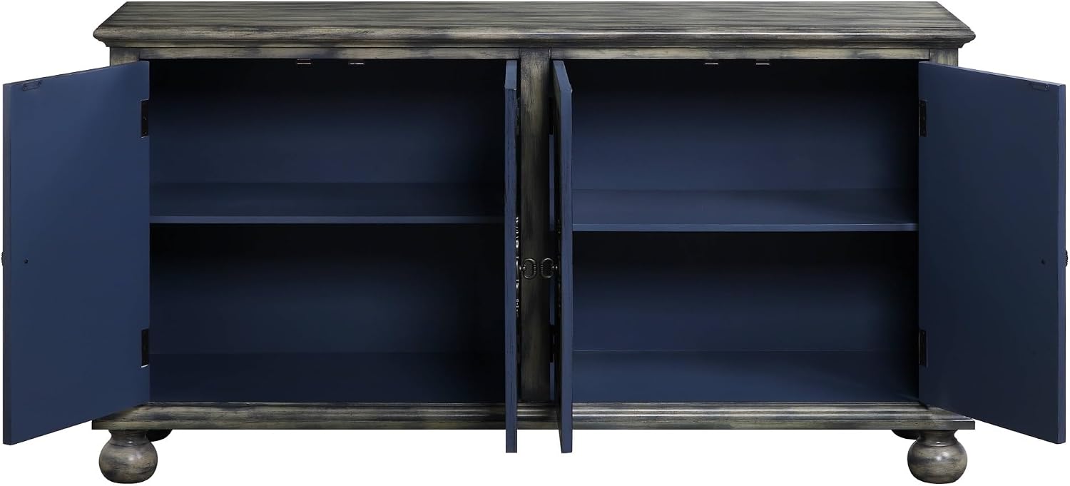 Rustic Console Cabinet witn Drawers, Storage Pantry Sideboard Locker for Living Room Hallway,for Kitchen Home
