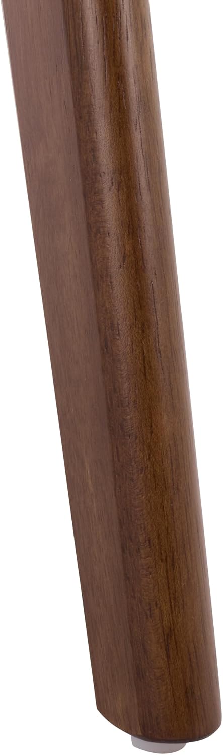 SAFAVIEH Furniture - Bahaus Round Accent Table - Walnut - Mid-Century Tripod Leg Design - Ideal for Living Room, Bedroom, 21.7" W x 21.7" D x 21.7" H (ACC4300A)