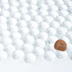 SIDONG 5 LB Flat Glass Beads for Vases 1/2 inches Glass Marbles, Glass Gems for Vase Fillers, Aquariums, Crafts, Candlestick, Home Decor,Fire Pit and Fireplace