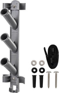 Sepetrel Pool Pole Hanger, Hooks for Poles | Wall & Fence Mounted Equipment Storage Rack with Hooks & Strap, Hose Holder for Pool Cleaning Accessories