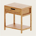 Side Table with Drawer and Open Storage End Table Nightstand Bedside Tables Night Stand Storage Shelf Lightweight