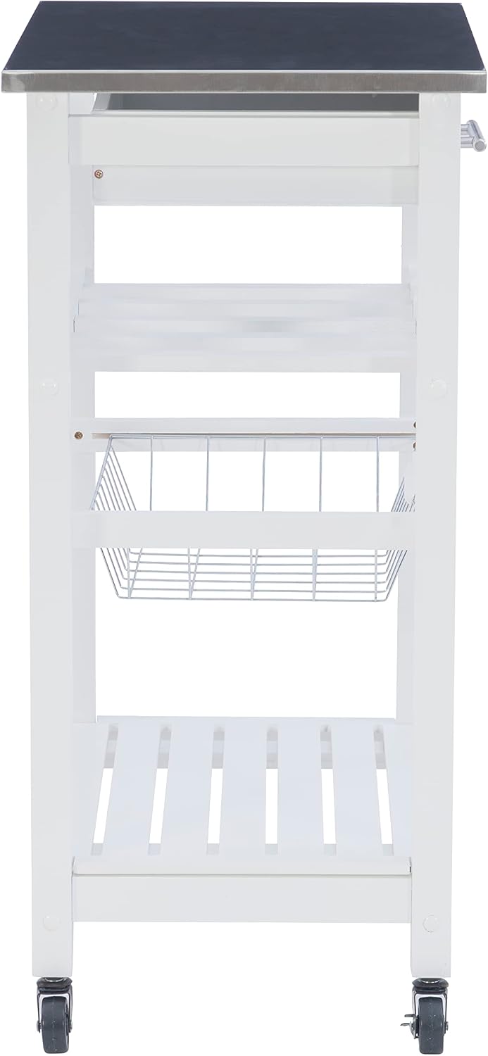 Linon Home Décor Kitchen Cart White