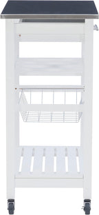 Linon Home Décor Kitchen Cart White