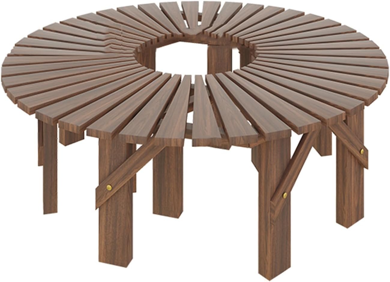 Tree Bench Wrap Around,Weather Resistant Outdoor Leisure Benches,for Garden,Lawn,Patio,Backyard(2-Pack)