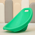 2 Pack Kids Scoop Rocker Chairs Lightweight Stackable & Safe Plastic Floor Seats for Gaming Classrooms Daycares Convenient Green Children's Rocking (Green)