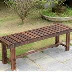 Patio Benches for Outdoors Park Chair Bench Garden Outdoor Balcony Solid Wood Wooden Garden Benches for Outdoors