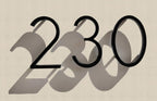 Distinctions 844686 House Number 1, Bronze Zinc Floating Address Number, Modern Outdoor Address Sign for Front Door, Mailbox, Wall, or Plaque, 5 Inches