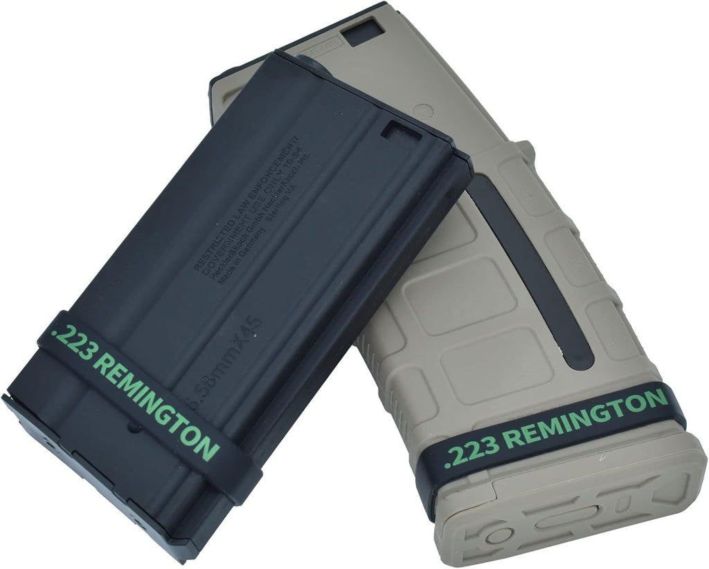 12 Pack Miaozhun .223 Remington Magazine Marking Bands .223 Magazine Caliber Identification