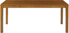 Christopher Knight Home Ace 70.28'L Solid Wood Dining Table for 6-8 People, Rubber Wood Dining Room Table, Minimalist Modern Rectangular Kitchen Table, Easy Assembly Dining Room Furniture, Walnut
