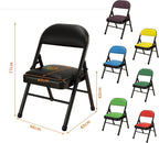 Event Chairs - Commercial Event Seat Open Back - Metal Folding Chairs for Lobby,with Double Hinged Office Desk Guest Chair(Yellows)