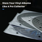Vinyl Record Inner Sleeves: 12" Anti-Static Rice Paper LP Sleeves Album Record Acid-Free Clear Protective Sleeves for Vinyls Storage, 25pcs