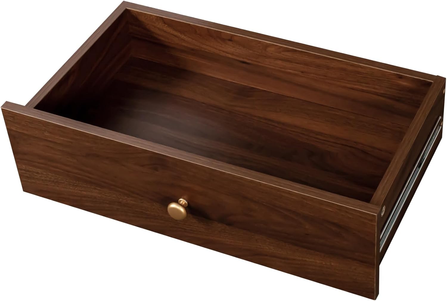 roomfitters Kitchen Pantry Hutch Cabinet, Tall Farmhouse Buffet with Microwave Stand and Storage Shelves, Walnut Brown