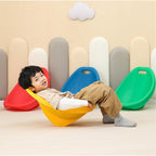 2 Pack Kids Scoop Rocker Chairs Lightweight Stackable & Safe Plastic Floor Seats for Gaming Classrooms Daycares Convenient Green Children's Rocking (Green)