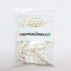 PEPPERLONELY 20 PC White Center Cut Cerithium vertagus Sea Shells, 1-1/2 Inch ~ 2 Inch