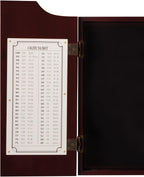 Viper Hudson Solid Wood Cabinet for Sisal/Bristle Steel Tip Dartboard with Dry Erase Scoreboard and Out-Chart, Mahogany Finish