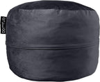 Bean Bag Chair for Adults, Oversized Bean Bag Couch for Gaming, Reading, and Relaxation, 4FT High-Rebound Memory Foam Bean Bag Sofa with Removable Cover, Black