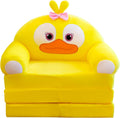 Foldable Kids Sofa Cover, Plush Sofa Cover (Only Cover)