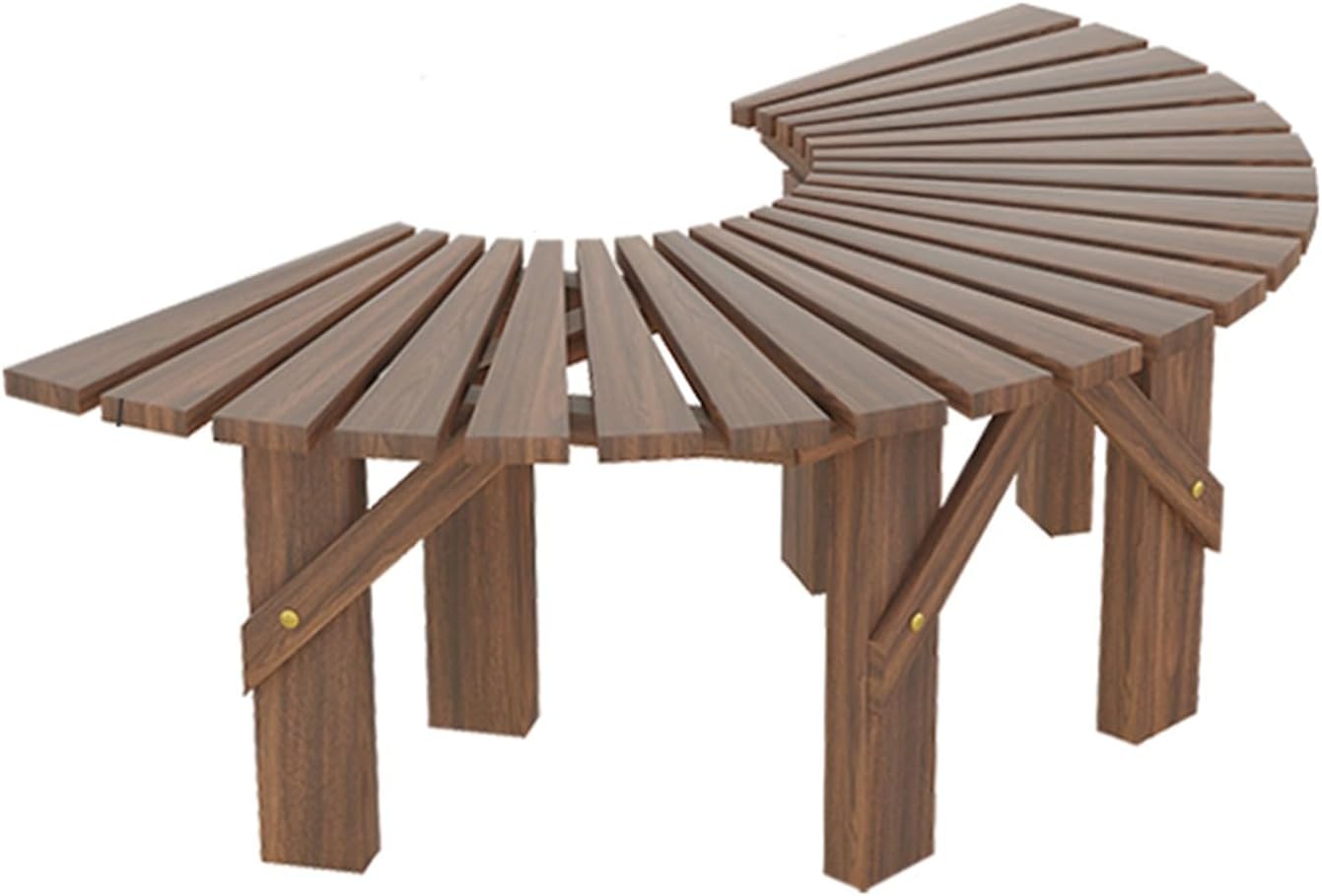 Tree Bench Wrap Around,Weather Resistant Outdoor Leisure Benches,for Garden,Lawn,Patio,Backyard(1-Pack)