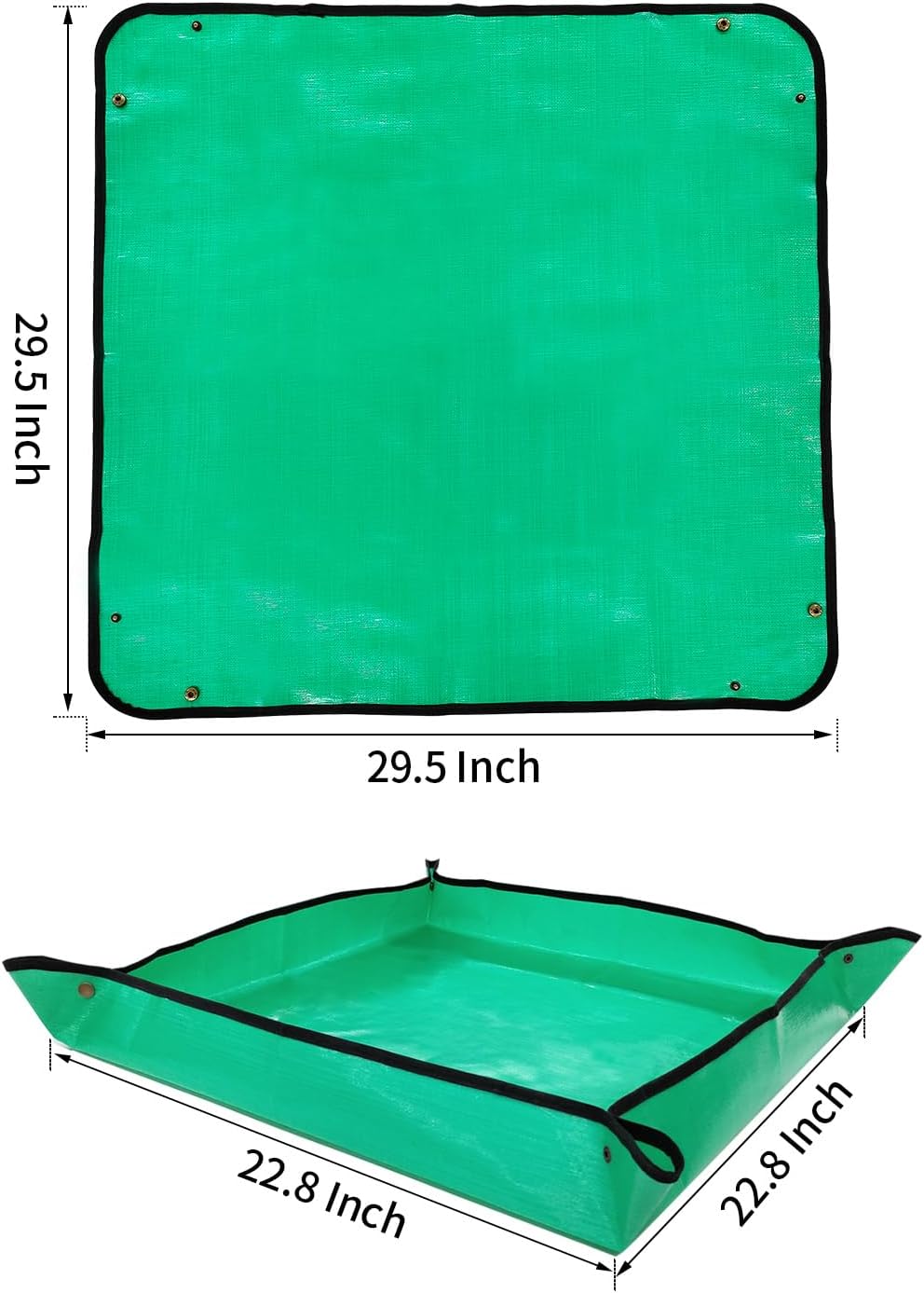 FANTIAN Potting Mat for Indoor Plant Transplanting, 29.5" X29.5" Waterproof Repotting Mat, Foldable Soil Change Mat Gardening Planting Mat - Gifts for Plant Lovers