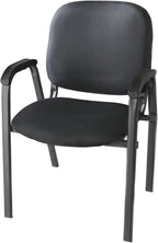 Realspace® Stacking Guest Office Chair, Black