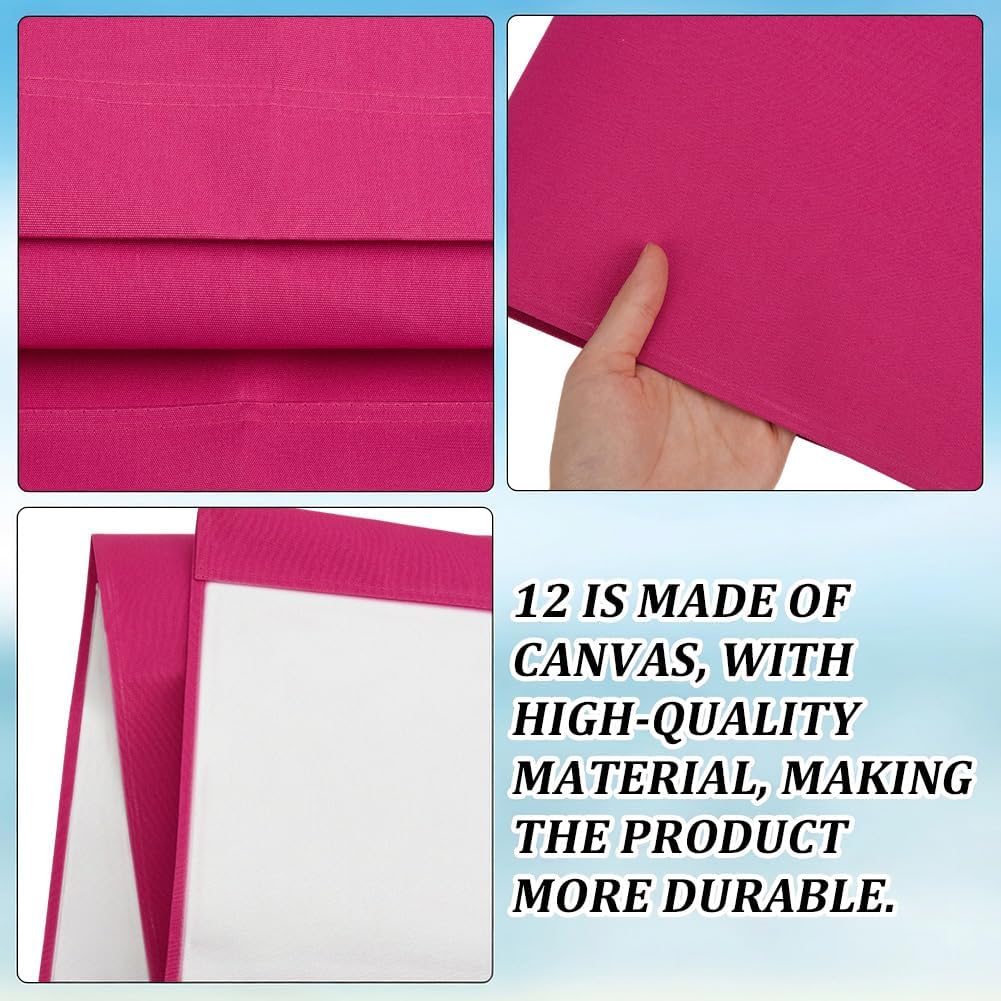 GORGECRAFT Beach Sling Patio Chairs Canvas 120x43.5cm Thicker Folding Chair Replacement Outdoor Chairs Cloth Replacements Portable Reclining Sling Chair Fabric for Summer Vacation Sunbathing Garden
