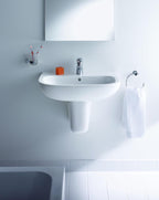 Washbasin 60 cm D-Code with of. with tp 1 th white