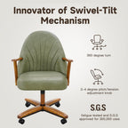 Chromcraft Set of 2 Swivel Tilt Chairs, Chairs with Wheels for Kitchen Room
