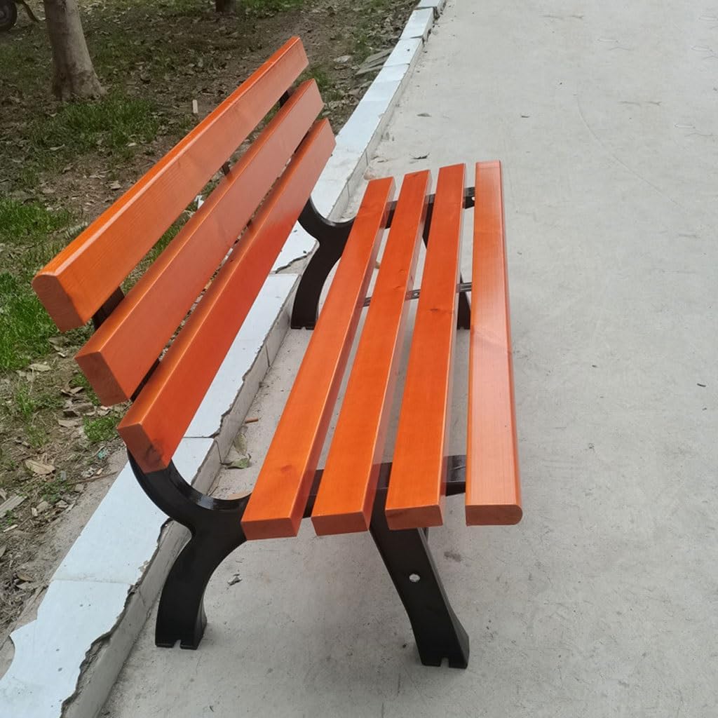 Patio Benches for Outdoors Seat Outdoor Bench Double Backrest Community Square Leisure Chair Garden Benches for Outdoors