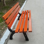 Patio Benches for Outdoors Seat Outdoor Bench Double Backrest Community Square Leisure Chair Garden Benches for Outdoors