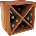 Creekside 12 Bottle Wine Cube, 12" Deep, Redwood