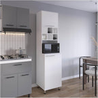 Kitchen Pantry, 2 Doors, 4 Legs, 8 Shelves ﻿