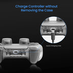tomtoc Protective Case for PS5/PS5 Pro Controller, Hard Shell Joystick Protector for PlayStation 5 DualSense Wireless Remote, Shock-Proof, Dust-Resistant, Anti-Scratch, Protective Cover