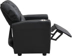 Recliner Chair Black PVC