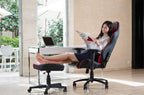 AKRacing Gaming Chair Ottoman Footrest Gray Gray Heavy Duty PU Leather Home Remote