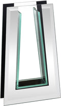 Royal Imports Flower Mirror Glass Vase - 10" Tall Tapered - Decorative Modern Floral Centerpiece Accent for Home Decor Living Room Bathroom, Kitchen, Fireplace, Shelf, Table, Entryway, Wedding