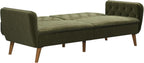 Novogratz 2144979N Tallulah Memory Foam Futo, Green