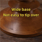 Round Geometric Side Table, Retro Wooden Coffee Table, Small End Table for Living Room Bedroom, 13.8x13.8x17.7in Nightstand One Color 15.7 * 15.7 * 17.7in