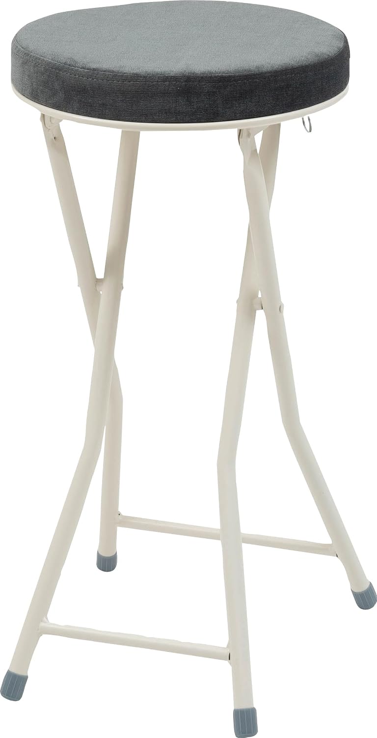 Azumaya-kk PC-34DGY Folding High Stool