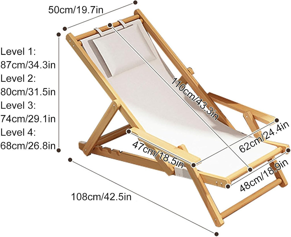 Kids Lounge Chair Outdoor, Wooden Frame with Canvas Fabric, Outdoor Folding Deck Chair for Kids Ages 5+, Portable & Lightweight for Backyard, Poolside(Black1)