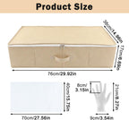 Wedding Dress Storage Box with 30 Acid-Free Paper and Microfiber Gloves, Large Wedding Dress Preservation Box Beige Storage Boxs for Weddingdress Heirlooms Gowns