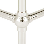 Signature Hardware 480504 Cierra 24-1/4" Vitreous China Console Bathroom Sink with 3 Faucet Holes at 8" Centers