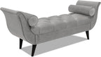 Jennifer Taylor Home Alma Tufted Flared Arm Entryway Bench