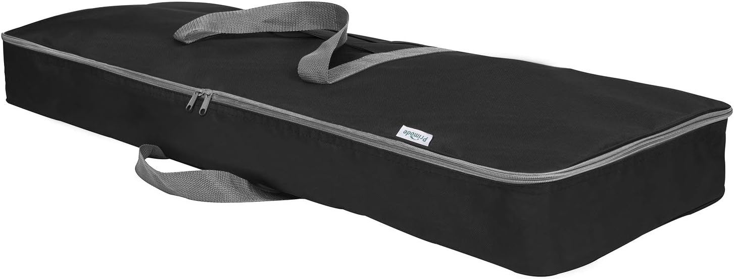 Christmas Gift Wrap Organizer | Wrapping Paper Storage Container Box (37” x 14” x 4”) Constructed of Durable 600D Oxford Material (Black)