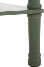 SAFAVIEH Furniture - Tinsley Rectangle Console Table - Dusty Green - Solid Wood - Farmhouse Turned-Leg Design - Ideal for Entryway, Living Room, Hallway, 28" W x 11.75" D x 28" H (CNS5724G)